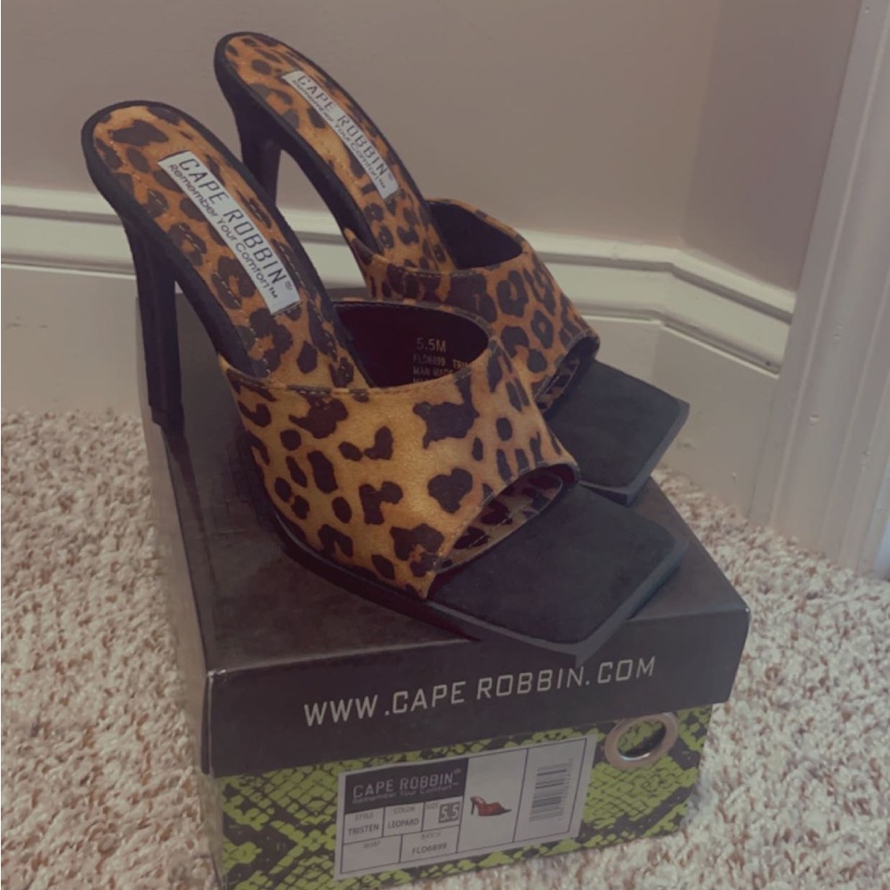 Leopard Heels